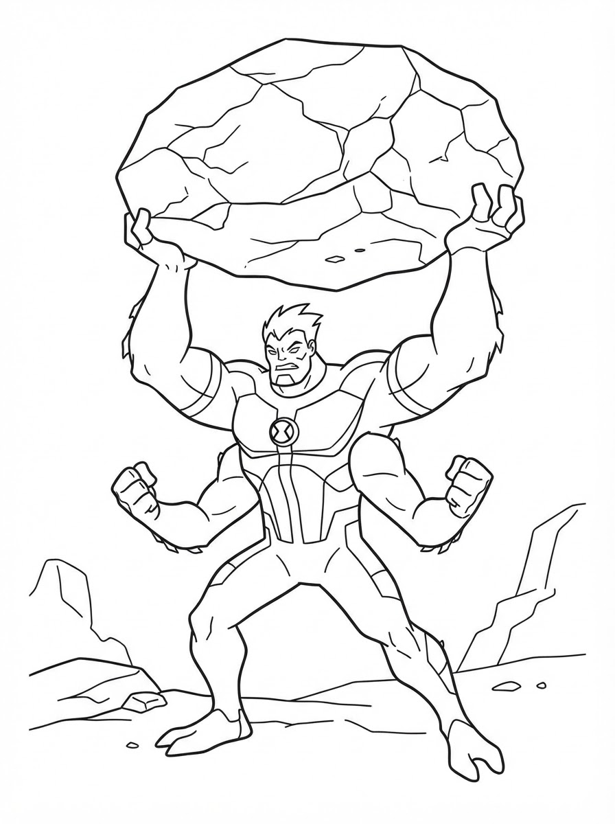 Ben 10 coloring pages pdf