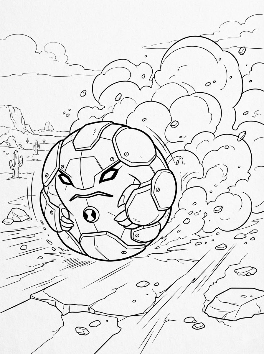 coloring pages for Ben 10