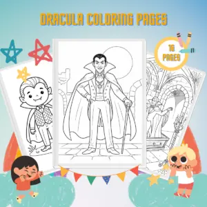 Miniatura de dibujos para colorear de Drácula
