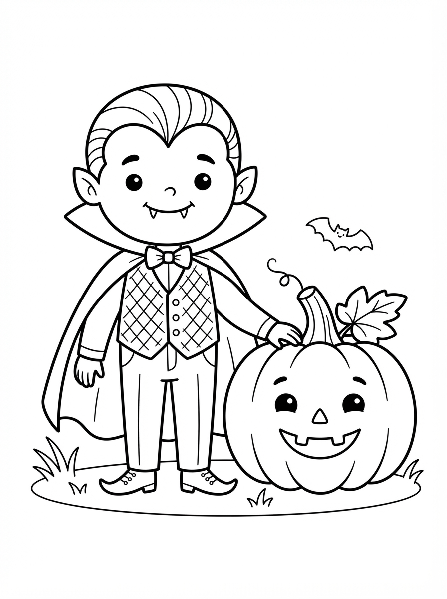 dibujos para colorear de cartas de Drácula