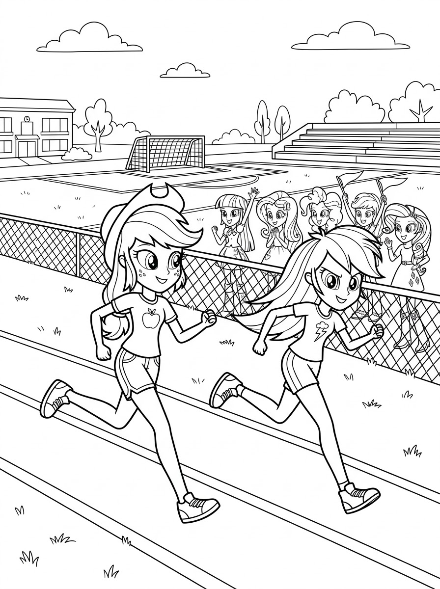 Equestria Girls Coloring Pages 2 grinch cute Equestria Girls coloring pages
