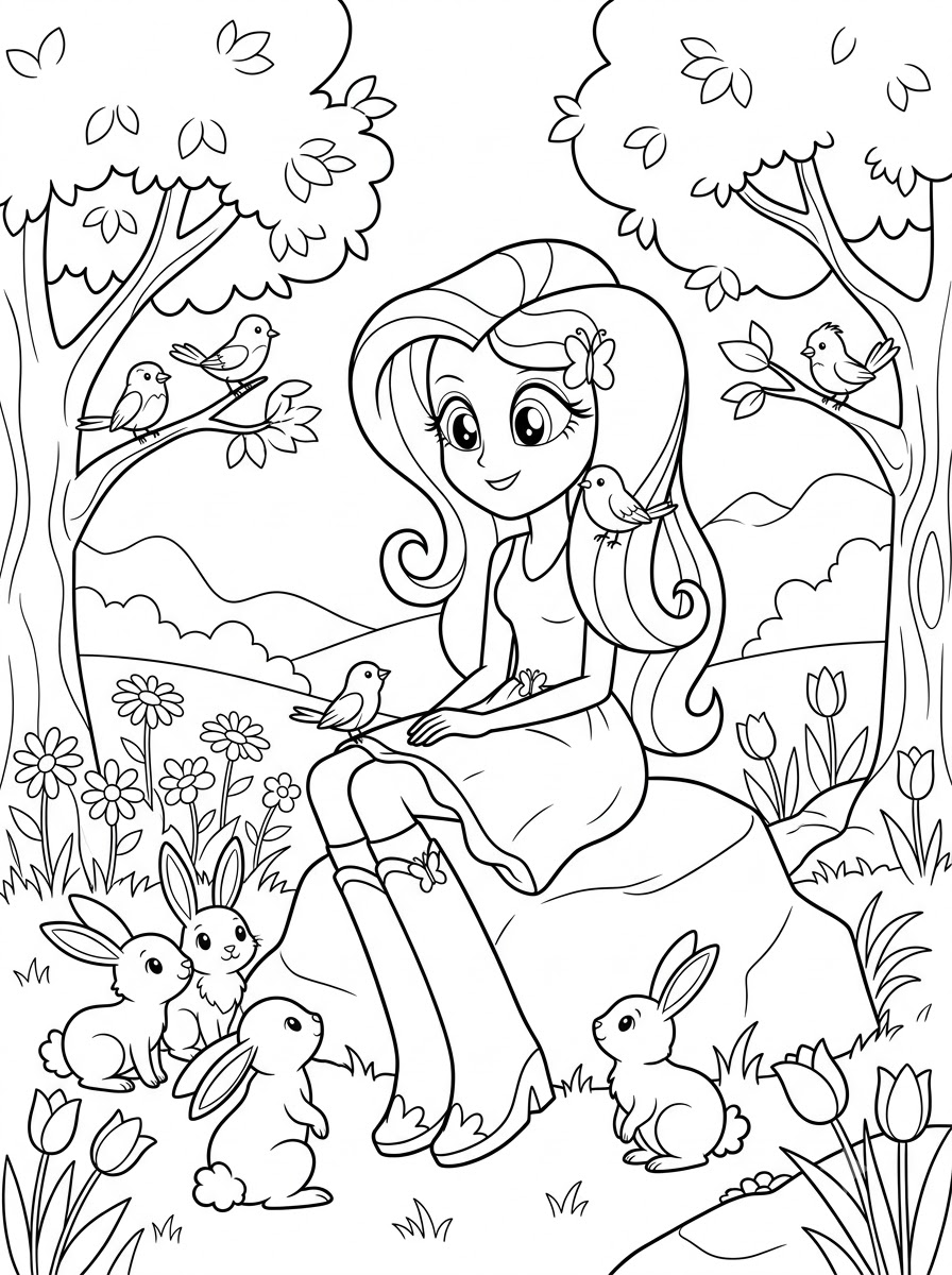 Equestria Girls Coloring Pages 15 merry Equestria Girls coloring pages 2