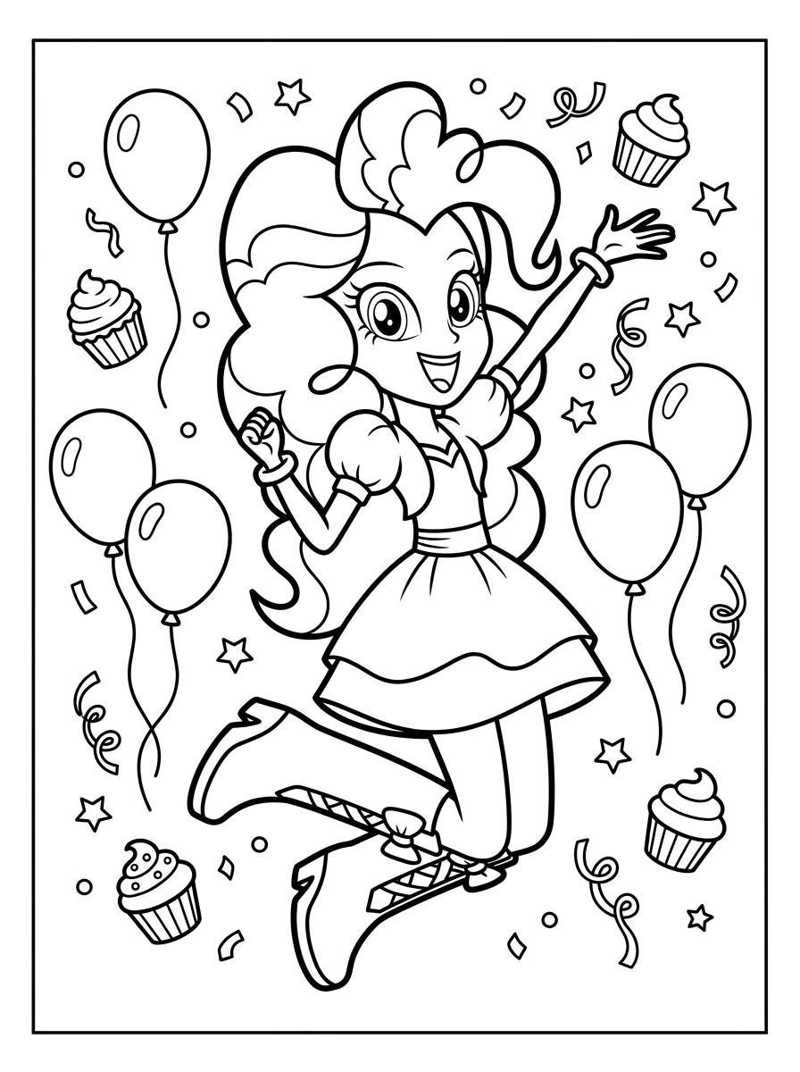 Equestria Girls Coloring Pages 17 free Equestria Girls coloring pages