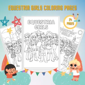 Equestria Girls Miniatura de Dibujos para colorear