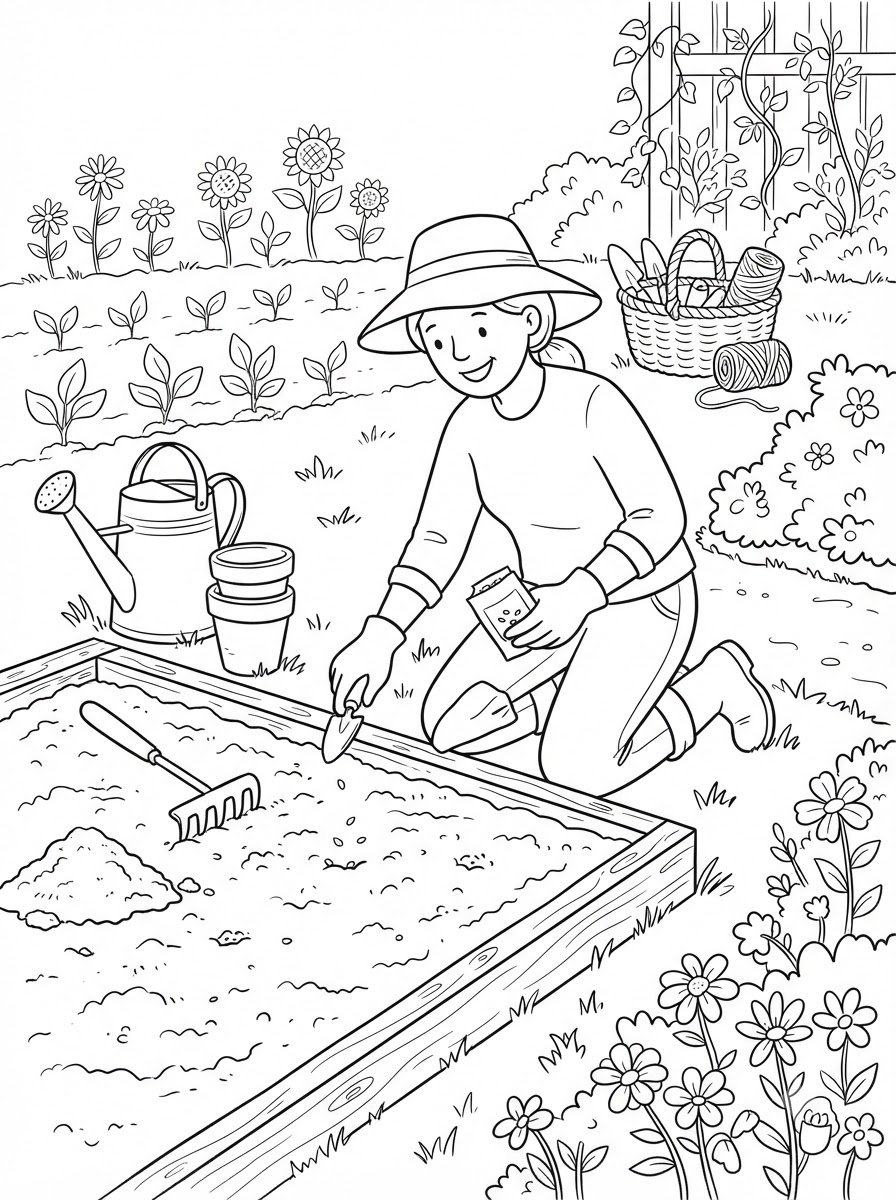 Garden Coloring Pages 16 coloring pages Garden 1