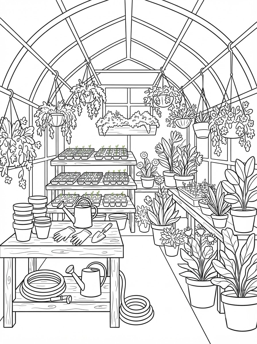 Garden Coloring Pages 17 Garden free coloring pages