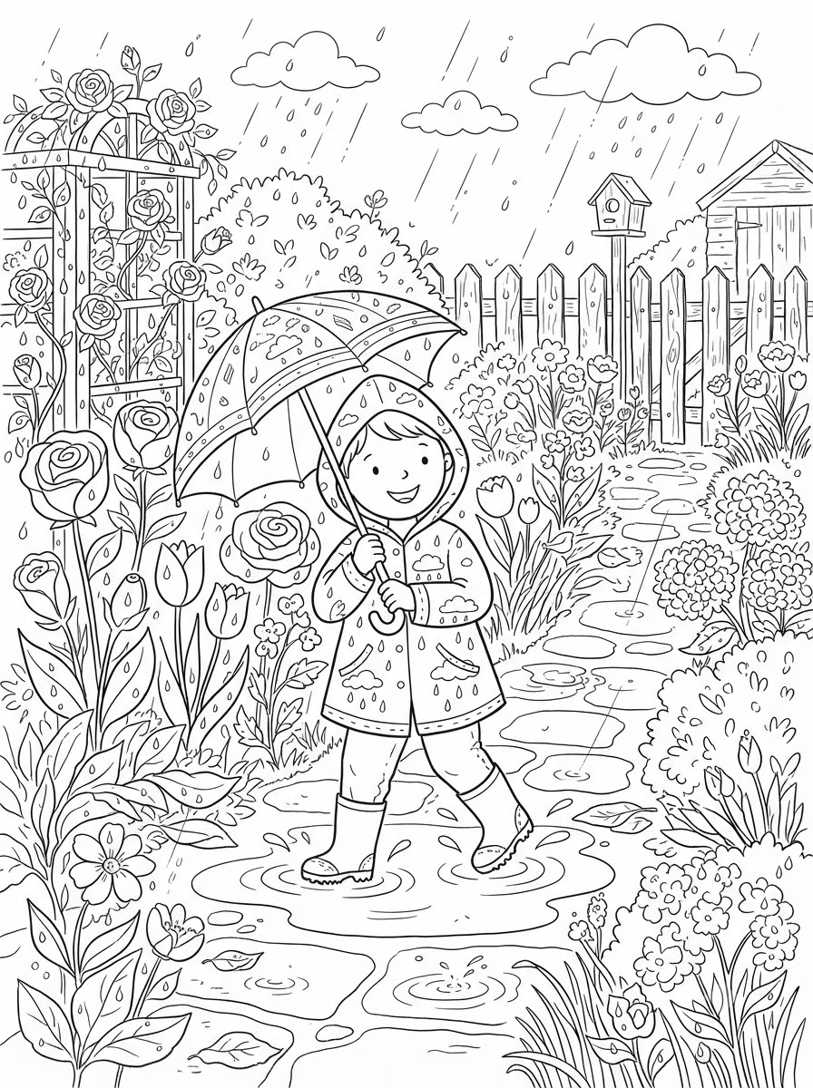 Garden Coloring Pages 3 coloring pages Garden