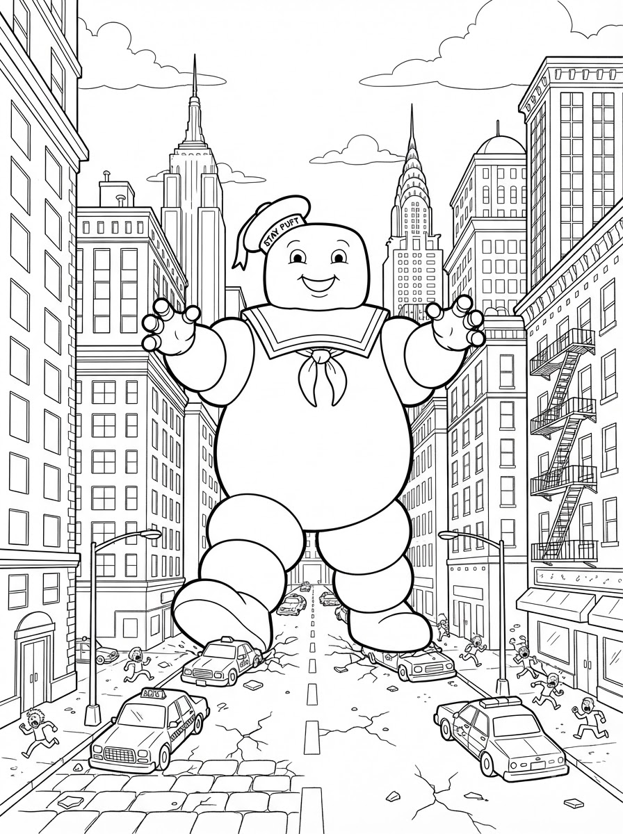Ghostbusters Coloring Pages 11 free printable coloring pages Ghostbusters 1