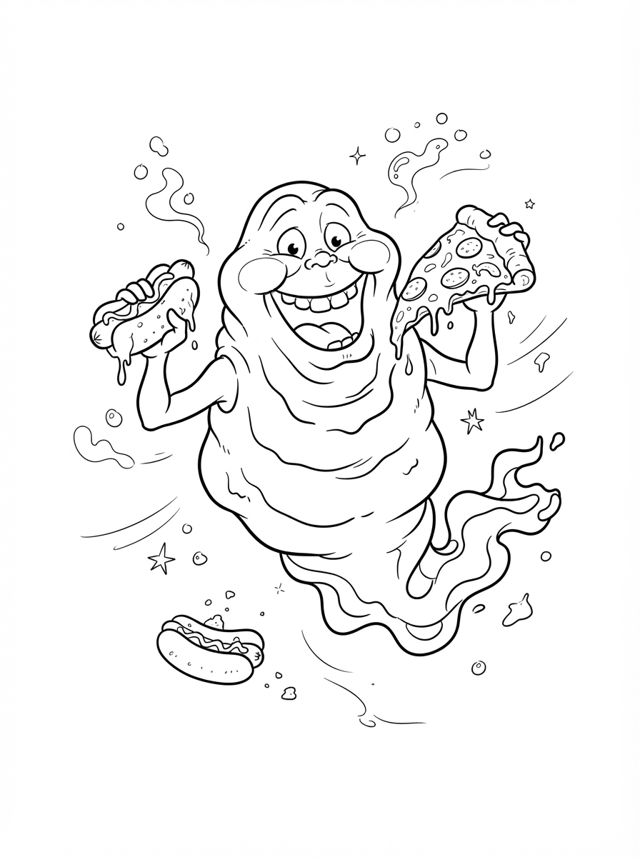 Ghostbusters Coloring Pages 13 grinch cute Ghostbusters coloring pages 1