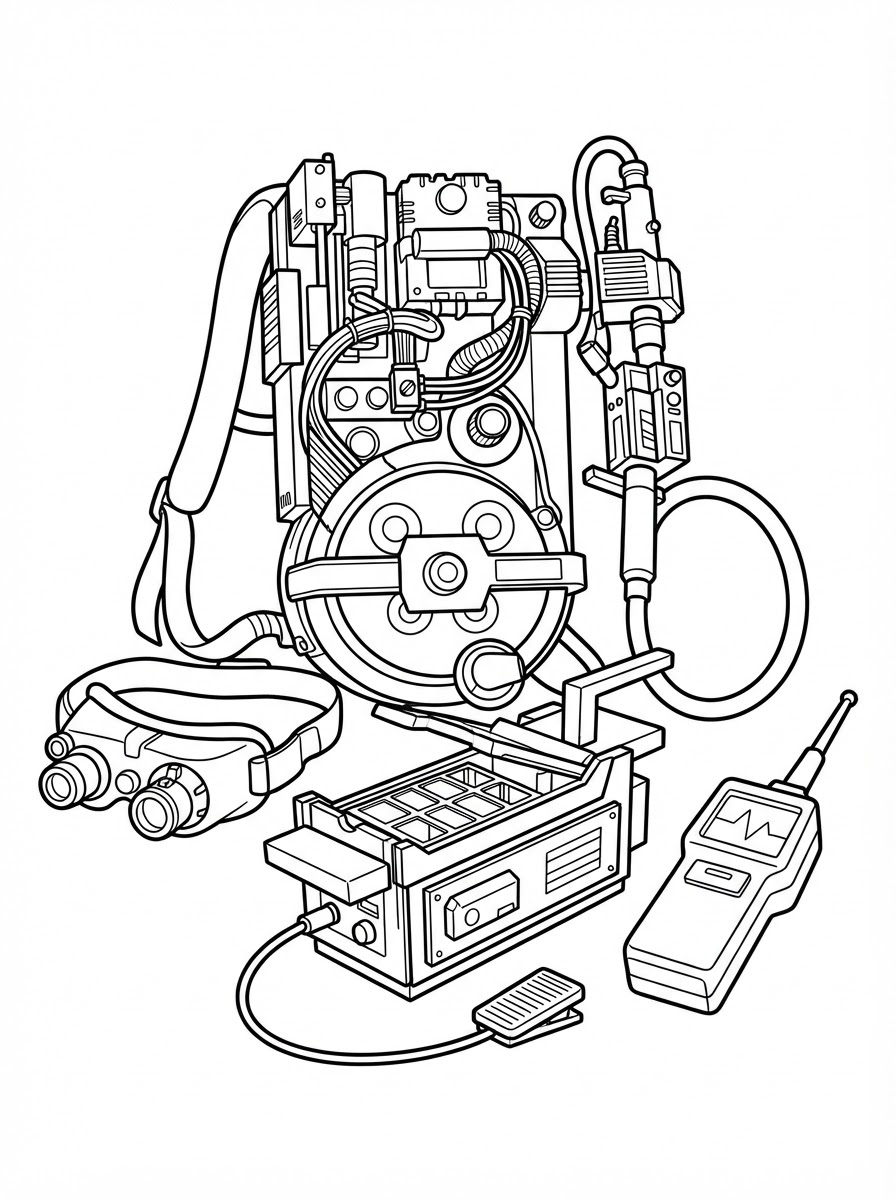 Ghostbusters Coloring Pages 14 Ghostbusters adult coloring pages