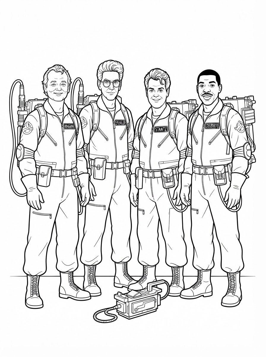 Ghostbusters Coloring Pages 17 free Ghostbusters coloring pages for kids