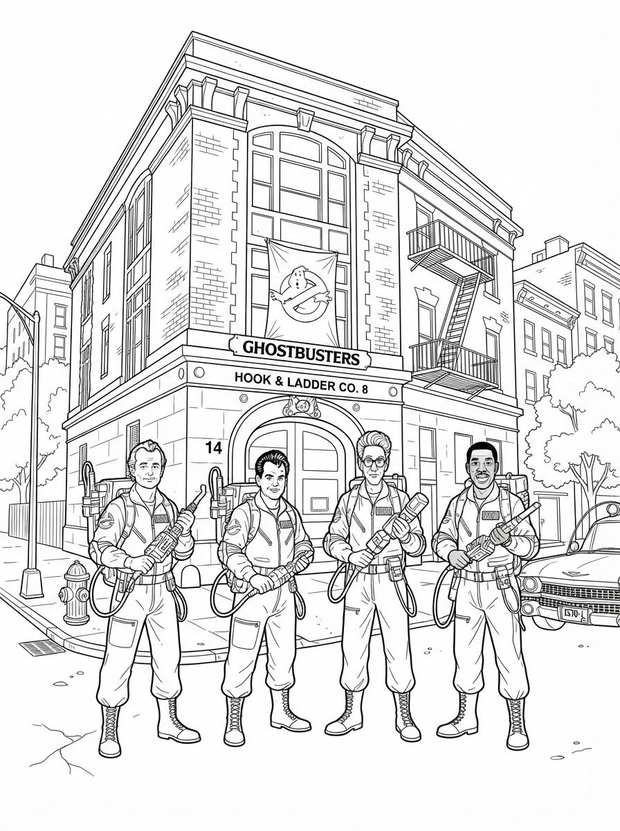 Ghostbusters Coloring Pages 18 Ghostbusters free coloring pages