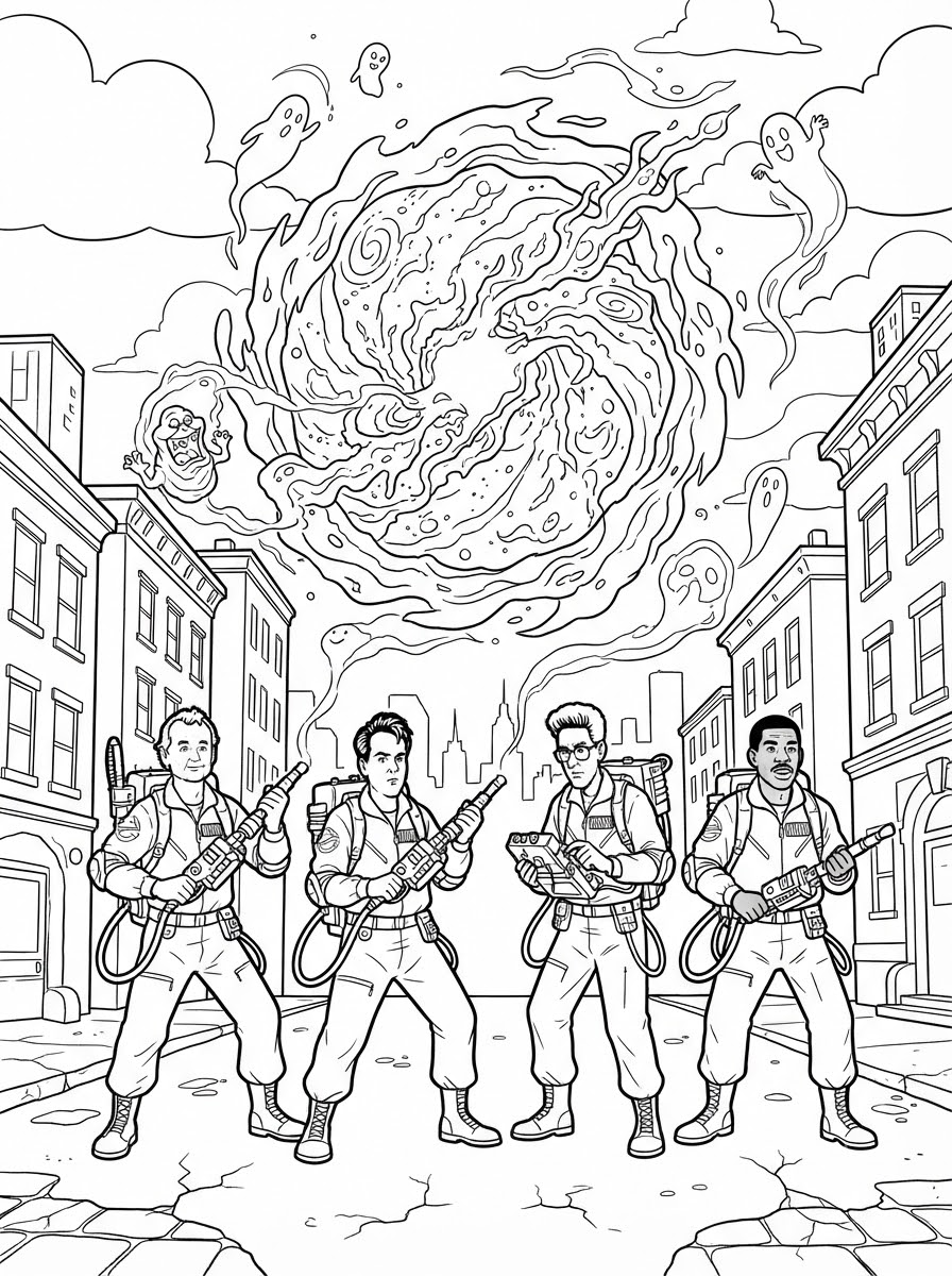Ghostbusters Coloring Pages 21 Ghostbusters coloring pages to print