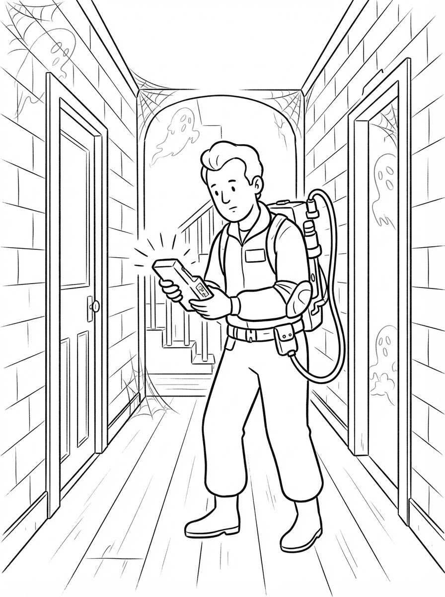 Ghostbusters Coloring Pages 7 Ghostbusters coloring pages for adults pdf 1