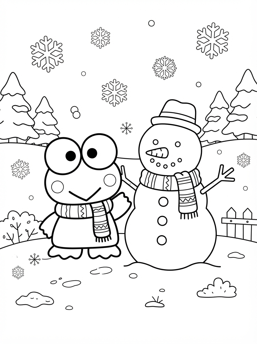 Keroppi Coloring Pages 21 grinch cute Keroppi coloring pages 1