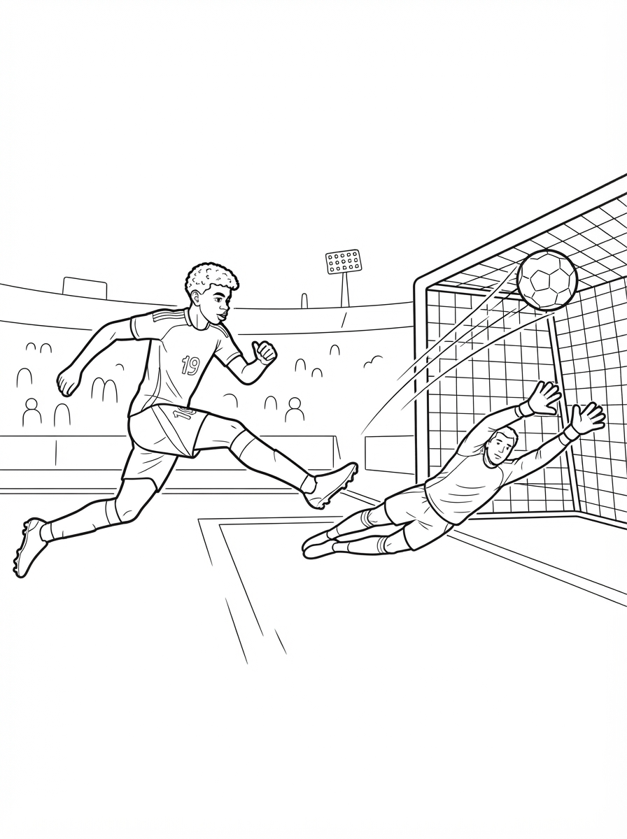 Lamine Yamal Coloring Pages 10 free Lamine Yamal coloring pages