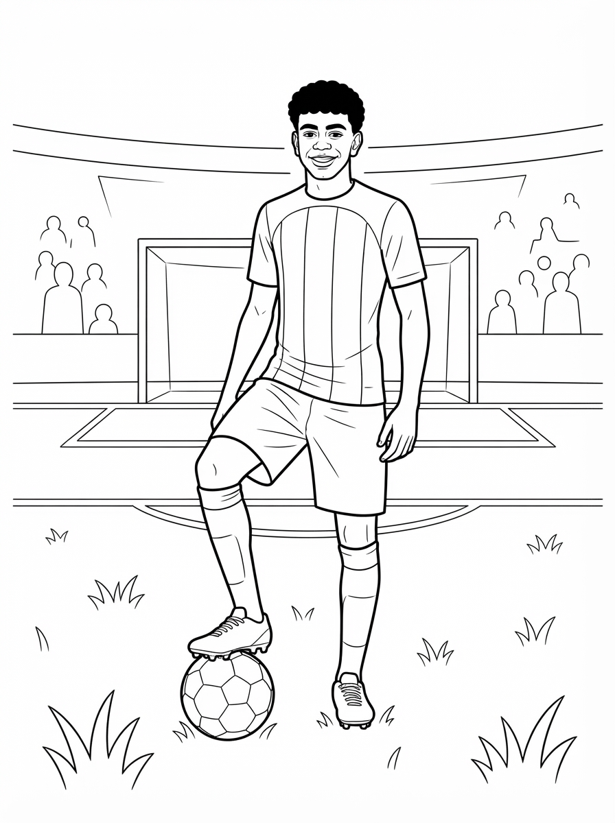 Lamine Yamal Coloring Pages 11 Lamine Yamal coloring pages grinch