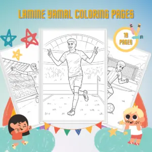 Lamine Yamal Coloring Pages thumbnail