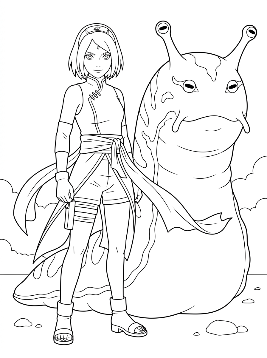 Sakura Haruno Dibujos para colorear 12 Sakura Haruno Dibujos para colorear para imprimir gratis 1