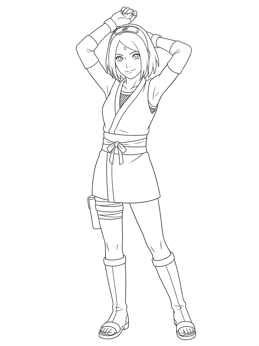 Sakura Haruno Dibujos para colorear 18 Sakura Haruno dibujos para colorear imprimibles gratis