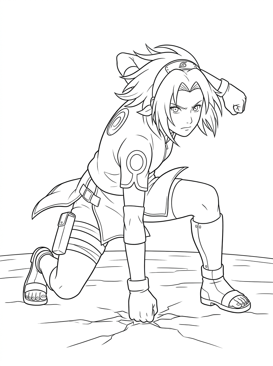 Sakura Haruno Dibujos para colorear 3 grinch lindo Sakura Haruno dibujos para colorear