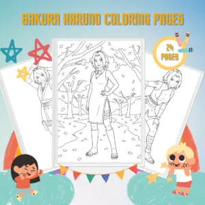 Sakura Haruno Miniatura de Dibujos para colorear