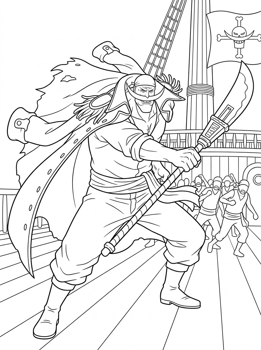 Whitebeard Coloring Pages 19 Whitebeard free coloring pages
