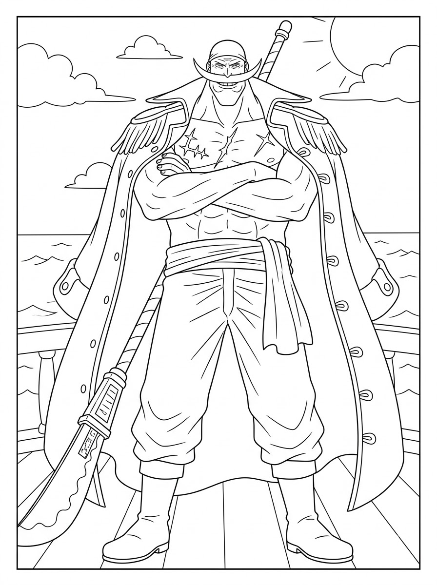 Whitebeard Coloring Pages 7 cute coloring pages Whitebeard