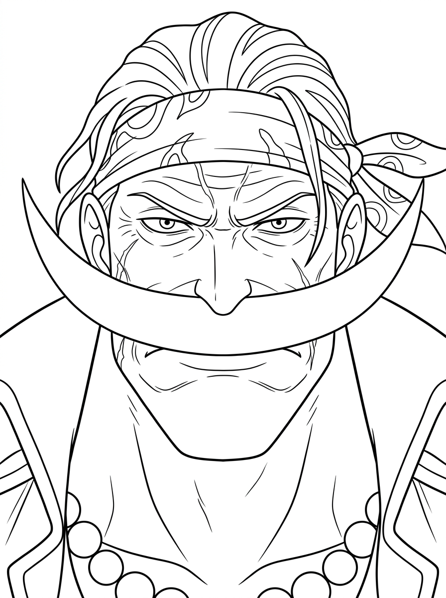 Whitebeard Coloring Pages 8 Whitebeard printable coloring pages