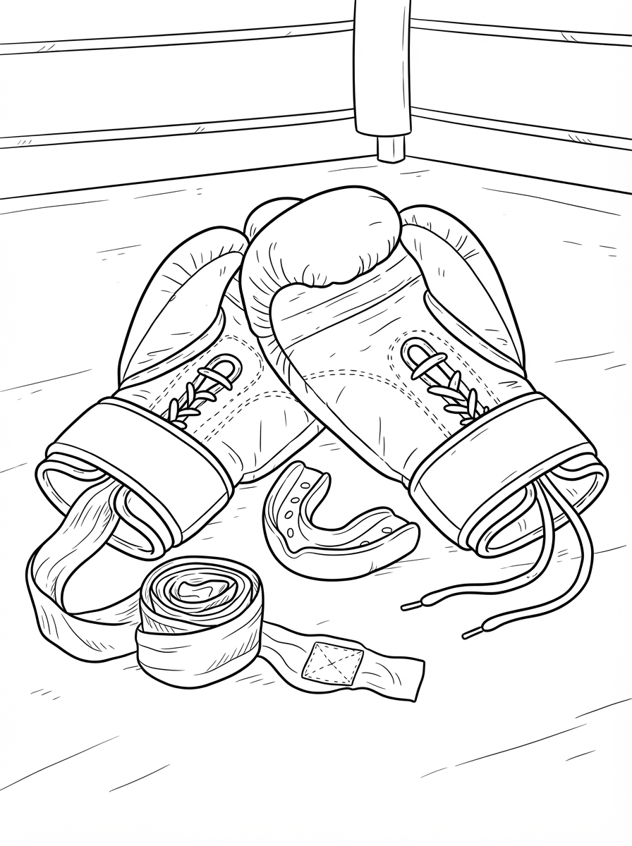 Boxing Coloring Pages 12 adult coloring pages Boxing