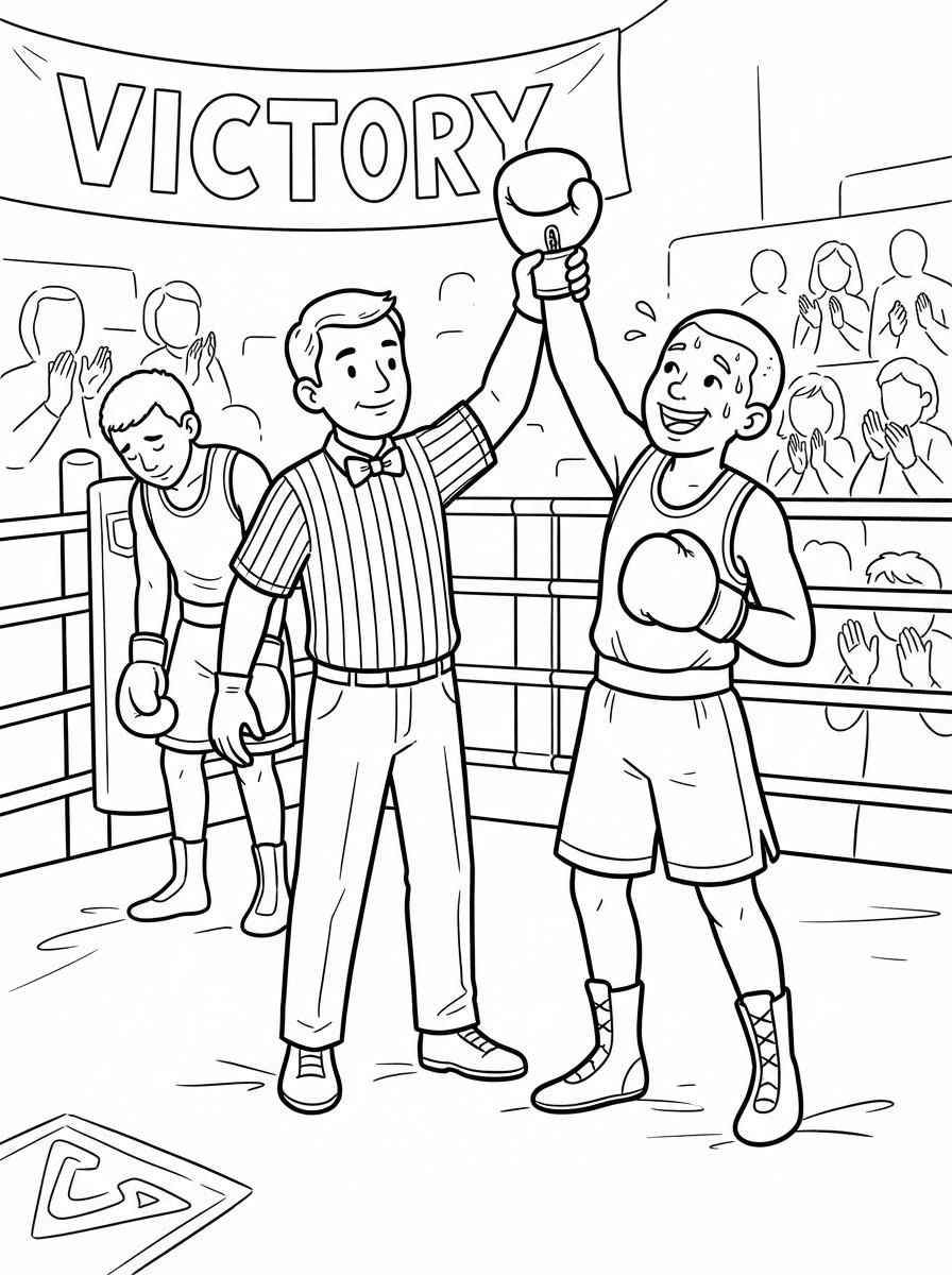Boxing Coloring Pages 9 Boxing coloring pages for adults pdf