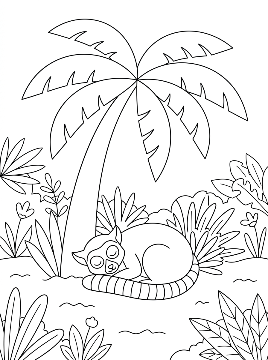 Lemur Coloring Pages 11 free coloring pages Lemur 1