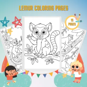 Lemur Coloring Pages thumbnail