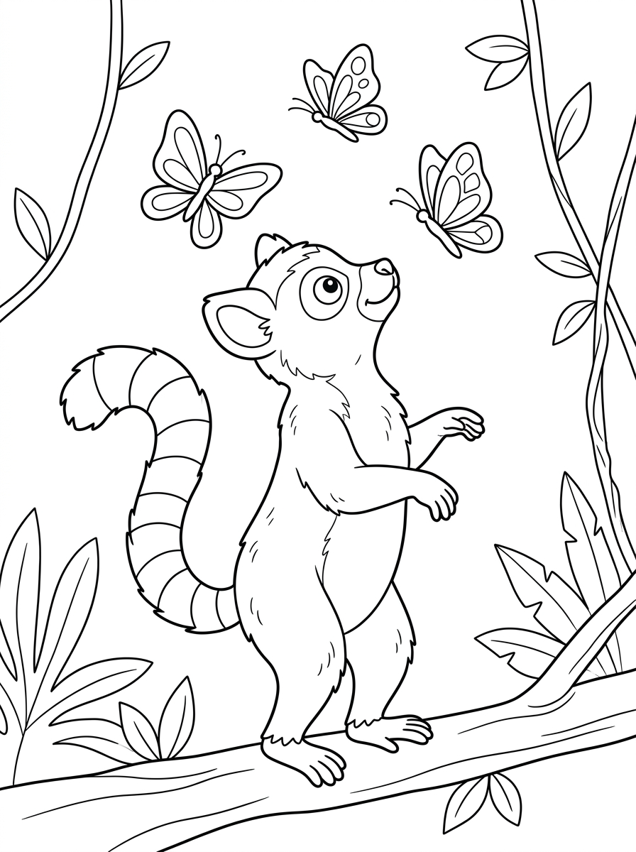 Lemur Coloring Pages 9 Lemur coloring pages to print