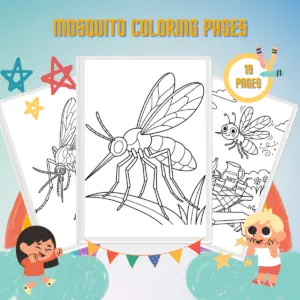 Mosquito Coloring Pages thumbnail